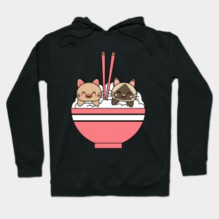 Sushi Cats In Rice Hoodie